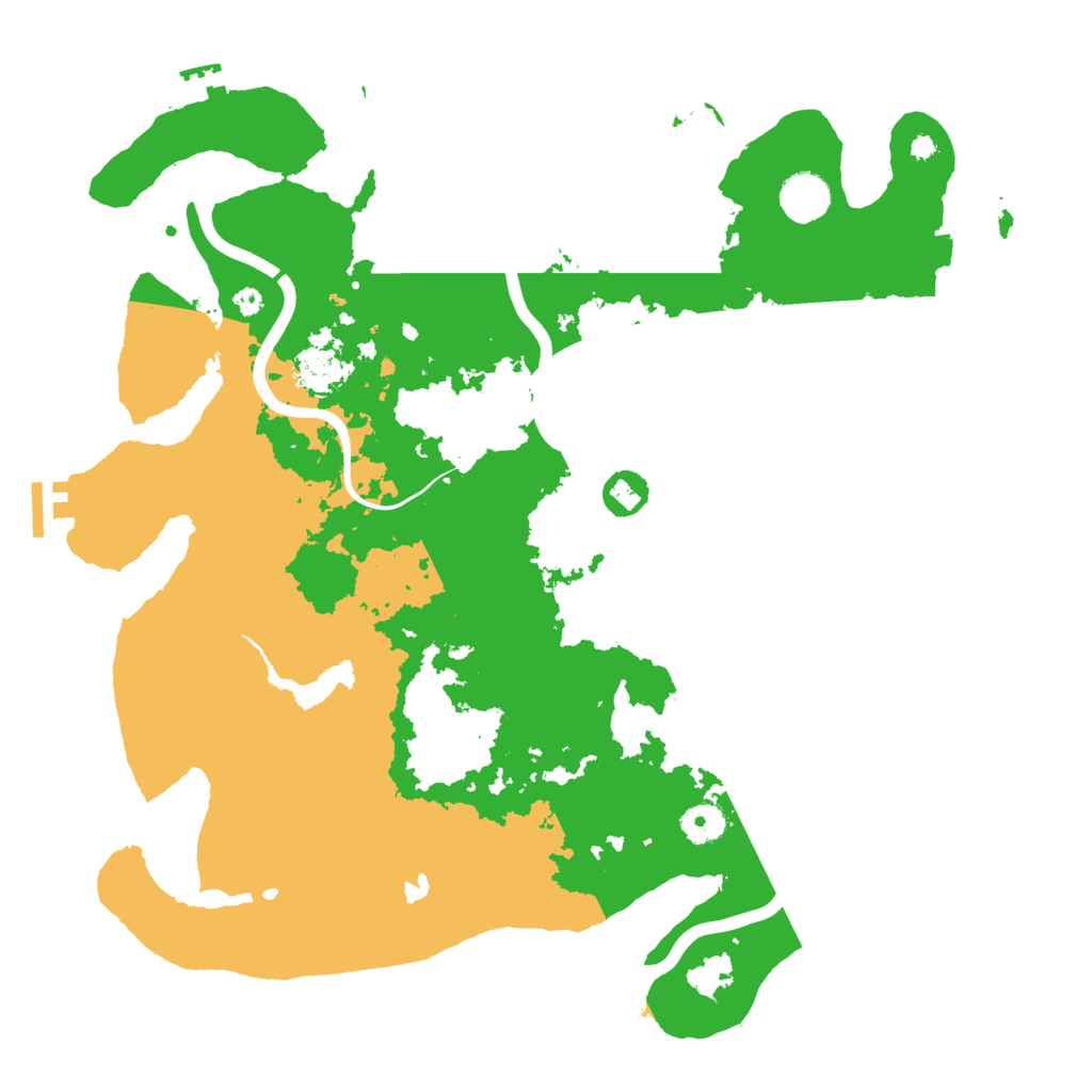 Biome Rust Map: Procedural Map, Size: 4000, Seed: 28290
