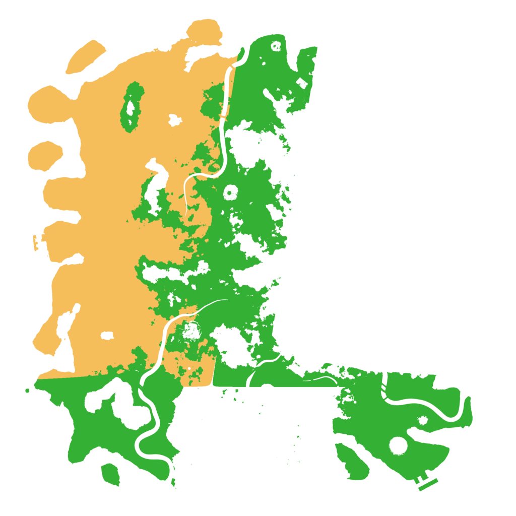 Biome Rust Map: Procedural Map, Size: 5000, Seed: 1323049085