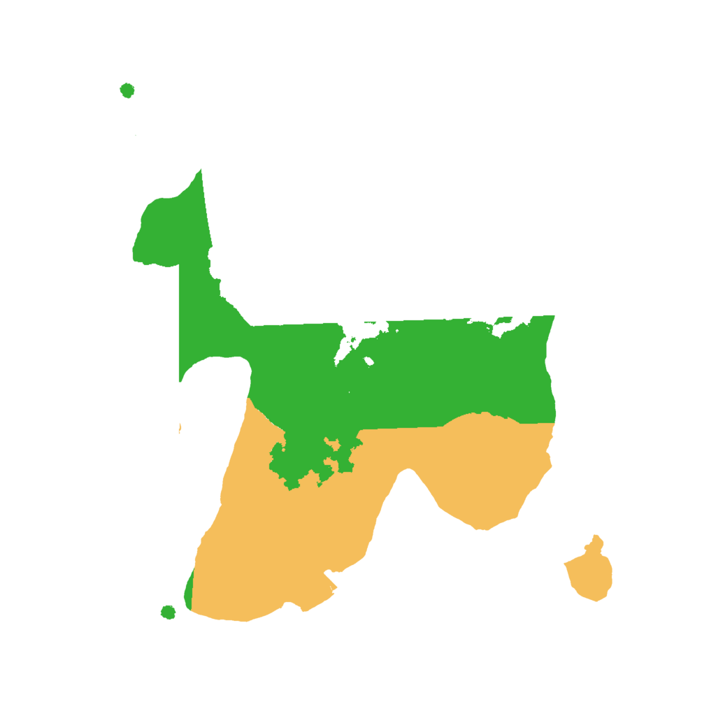 Biome Rust Map: Procedural Map, Size: 2000, Seed: 23049