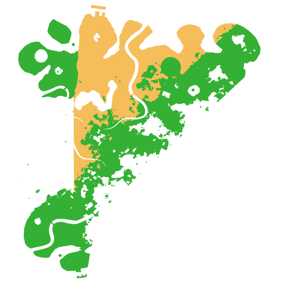 Biome Rust Map: Procedural Map, Size: 4000, Seed: 92199076