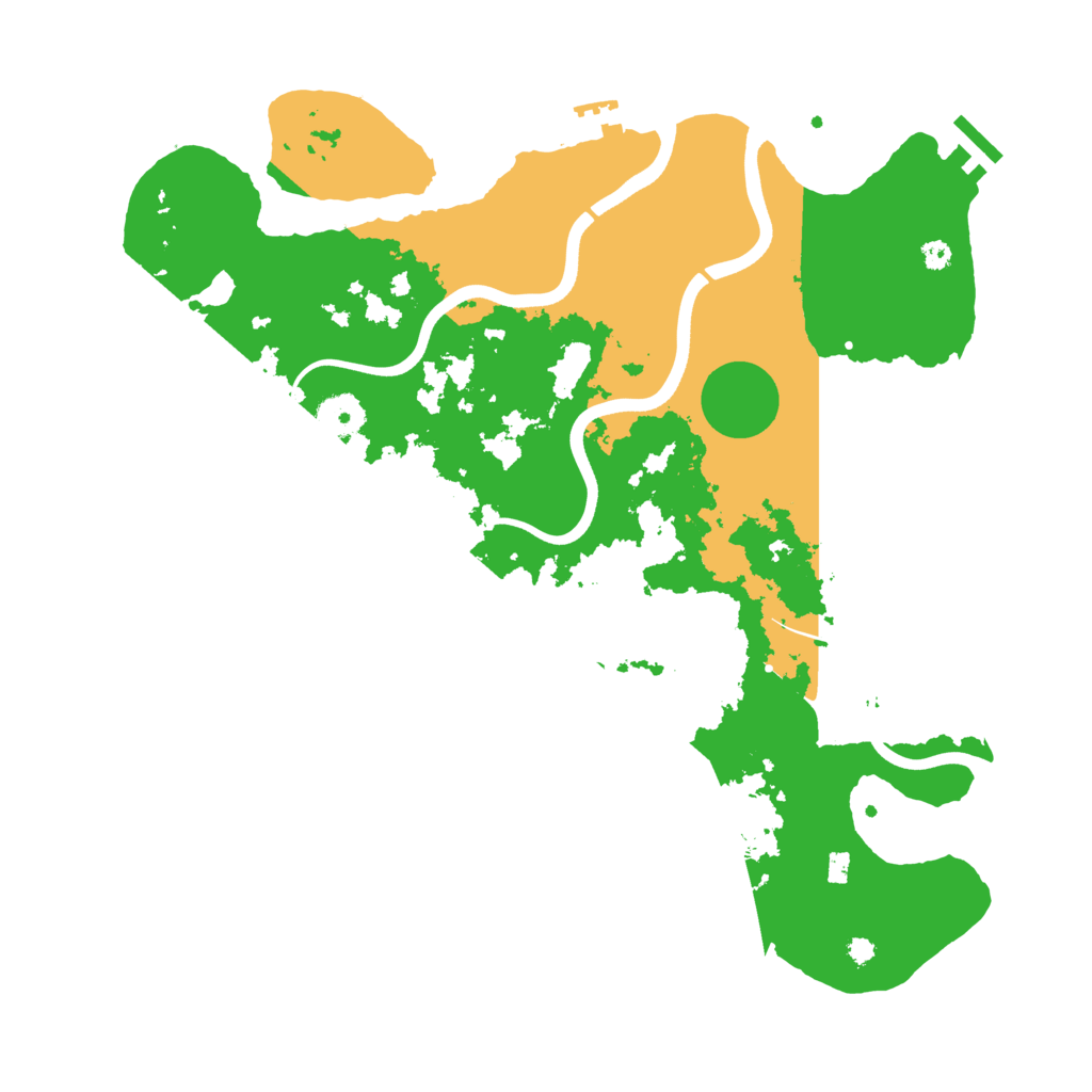 Biome Rust Map: Procedural Map, Size: 3750, Seed: 12653