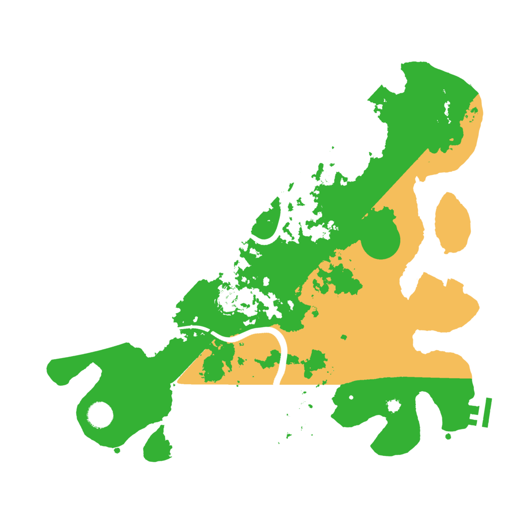 Biome Rust Map: Procedural Map, Size: 3500, Seed: 2122626587