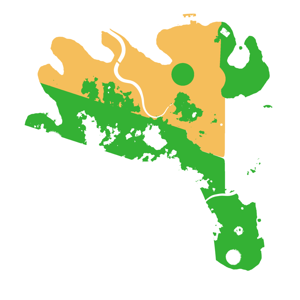 Biome Rust Map: Procedural Map, Size: 3500, Seed: 44229821