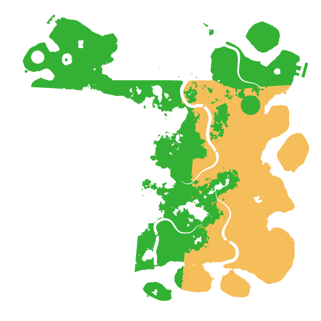 Biome Rust Map: Procedural Map, Size: 4350, Seed: 31