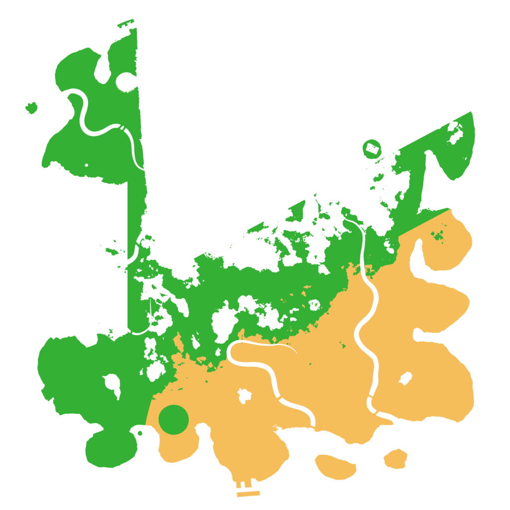 Biome Rust Map: Procedural Map, Size: 4500, Seed: 365942705