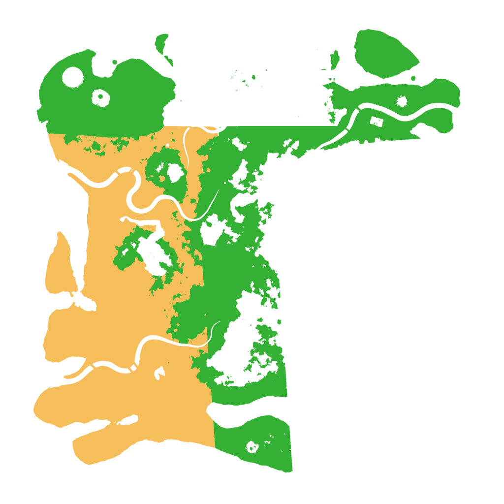 Biome Rust Map: Procedural Map, Size: 4250, Seed: 1227890493