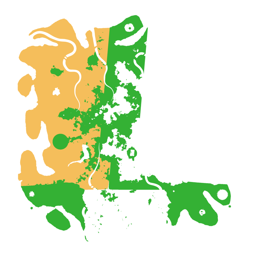 Biome Rust Map: Procedural Map, Size: 4250, Seed: 1216
