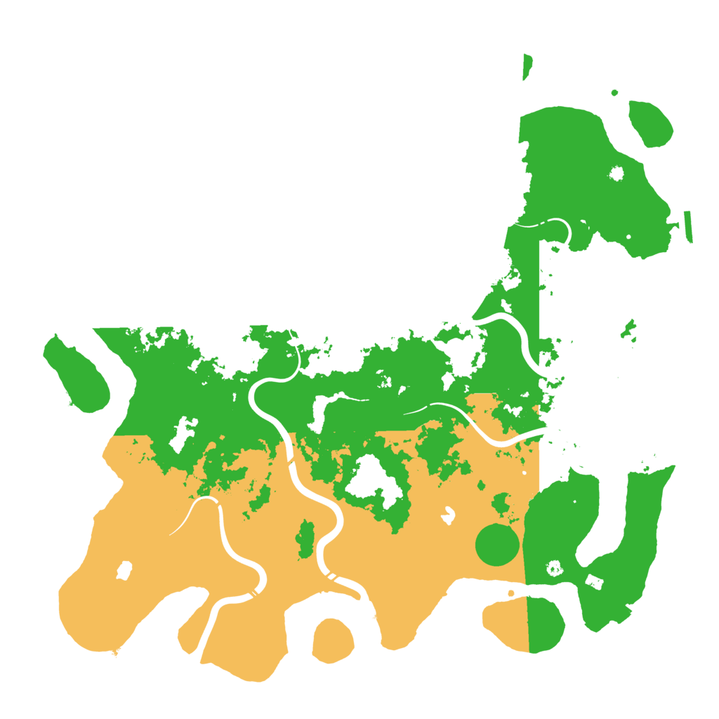 Biome Rust Map: Procedural Map, Size: 4500, Seed: 490703270