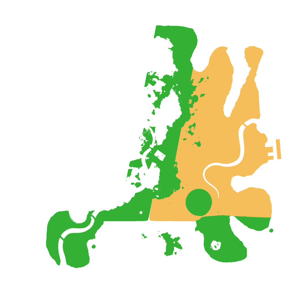Biome Rust Map: Procedural Map, Size: 3000, Seed: 6080