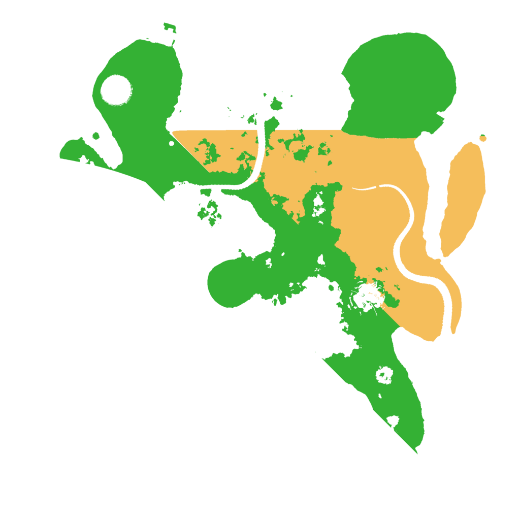 Biome Rust Map: Procedural Map, Size: 3000, Seed: 84625694