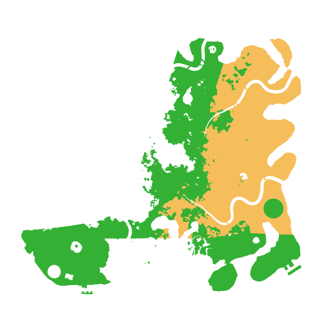 Biome Rust Map: Procedural Map, Size: 4250, Seed: 1993457425