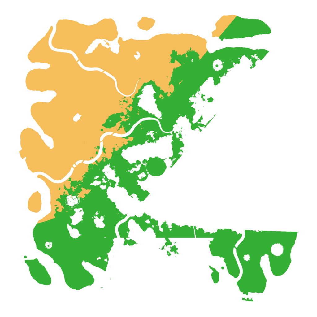 Biome Rust Map: Procedural Map, Size: 4500, Seed: 489814293