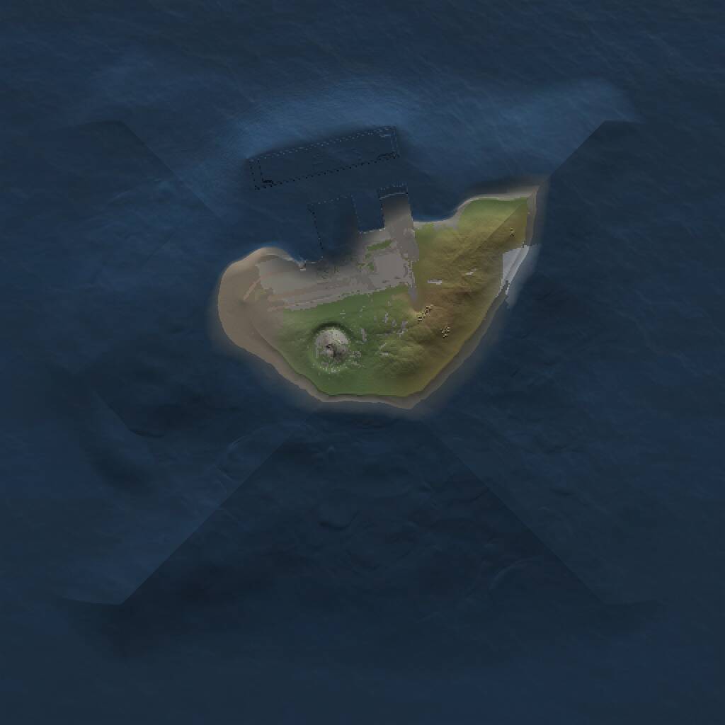 Rust Map: Procedural Map, Size: 1000, Seed: 1288963810, 2 Monuments