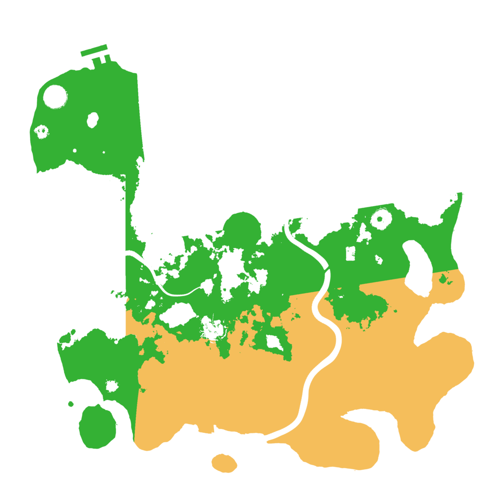 Biome Rust Map: Procedural Map, Size: 3750, Seed: 1606431151