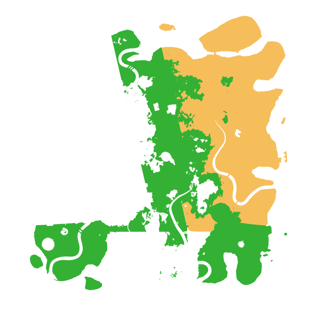 Biome Rust Map: Procedural Map, Size: 4300, Seed: 1298535661