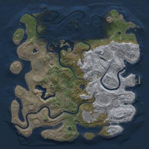 Thumbnail Rust Map: Procedural Map, Size: 4250, Seed: 1374588692, 14 Monuments