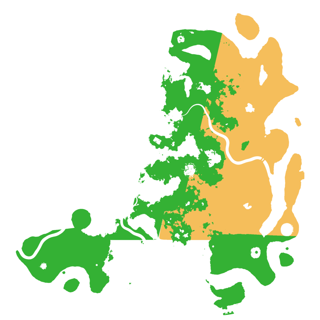 Biome Rust Map: Procedural Map, Size: 4500, Seed: 1864258