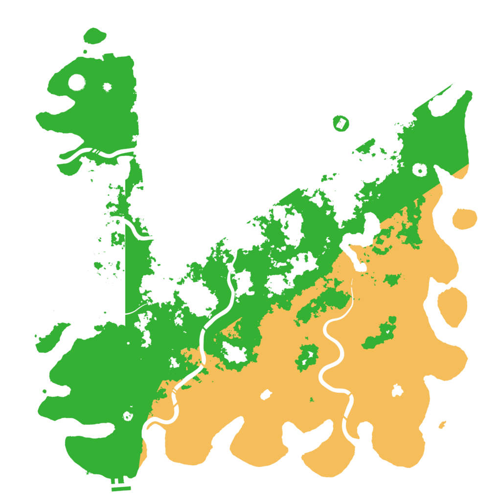 Biome Rust Map: Procedural Map, Size: 5250, Seed: 25688