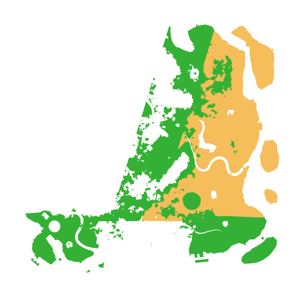 Biome Rust Map: Procedural Map, Size: 4500, Seed: 343766026