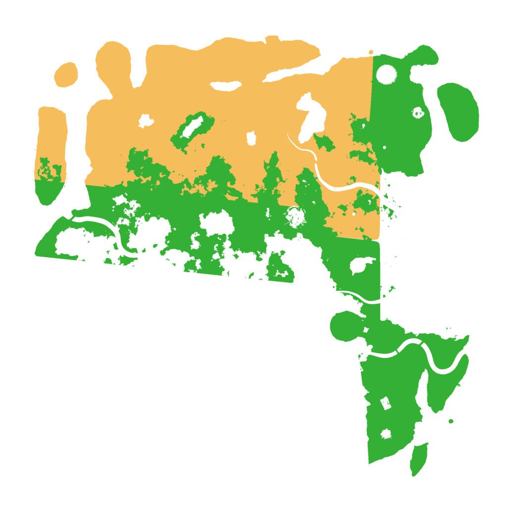 Biome Rust Map: Procedural Map, Size: 4500, Seed: 583271806