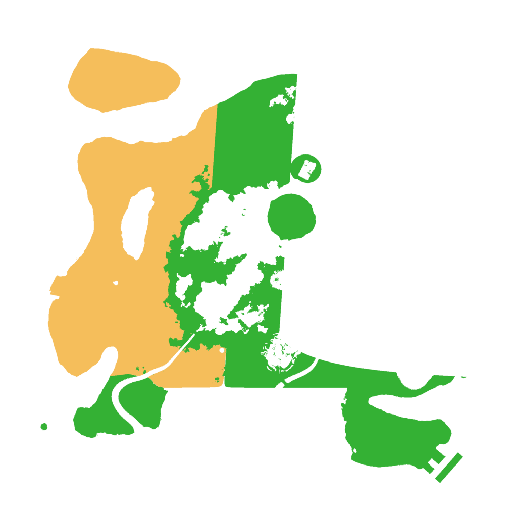 Biome Rust Map: Procedural Map, Size: 3000, Seed: 1860213367