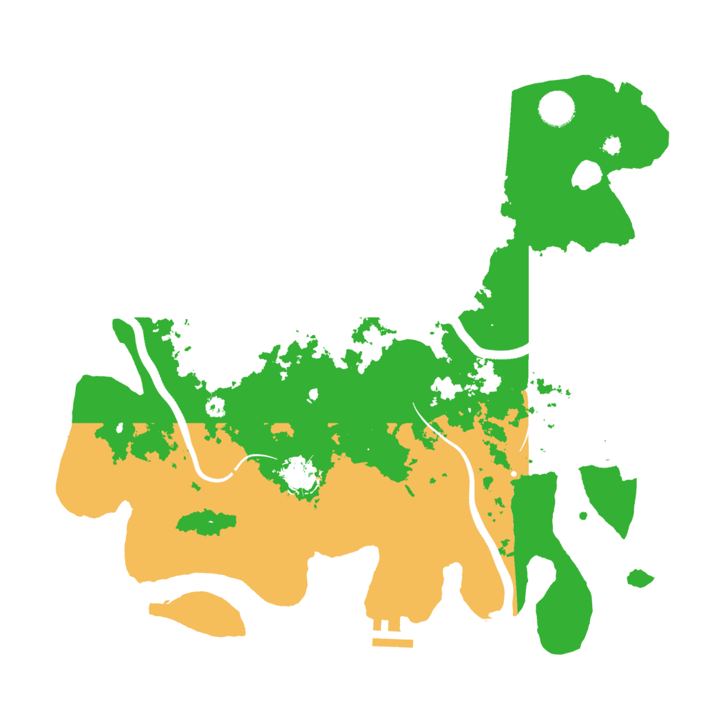 Biome Rust Map: Procedural Map, Size: 3500, Seed: 660006438