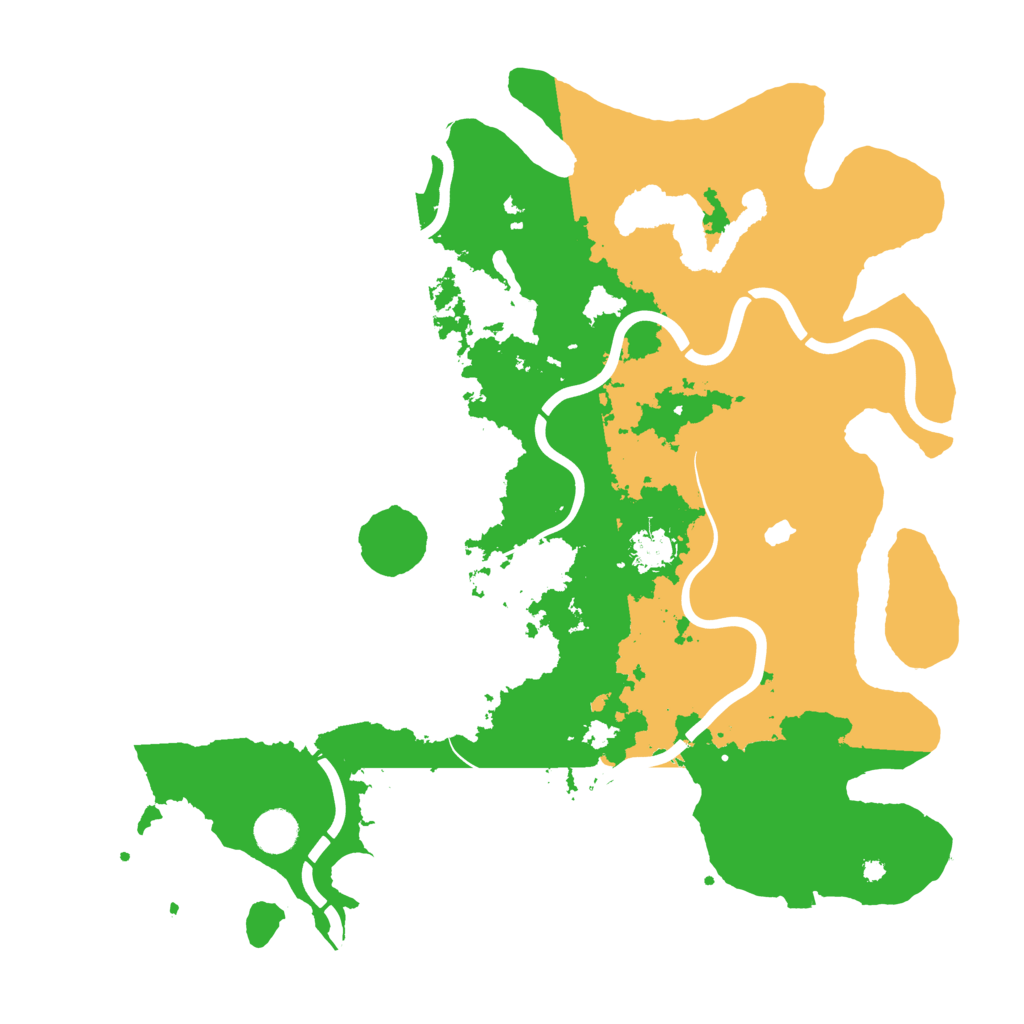 Biome Rust Map: Procedural Map, Size: 4250, Seed: 645915979