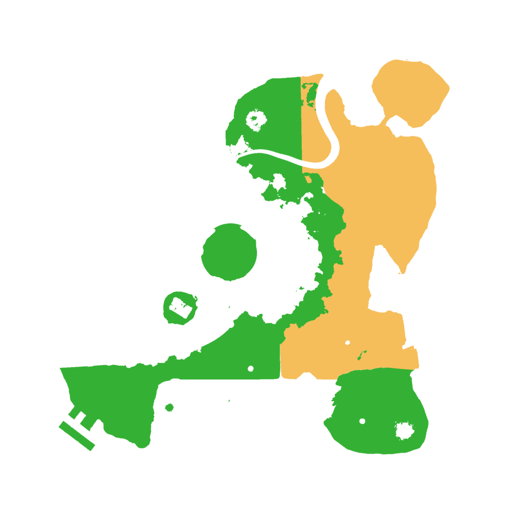 Biome Rust Map: Procedural Map, Size: 2550, Seed: 274740987