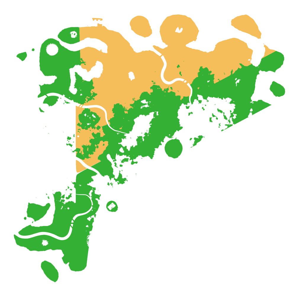 Biome Rust Map: Procedural Map, Size: 4500, Seed: 1442384299