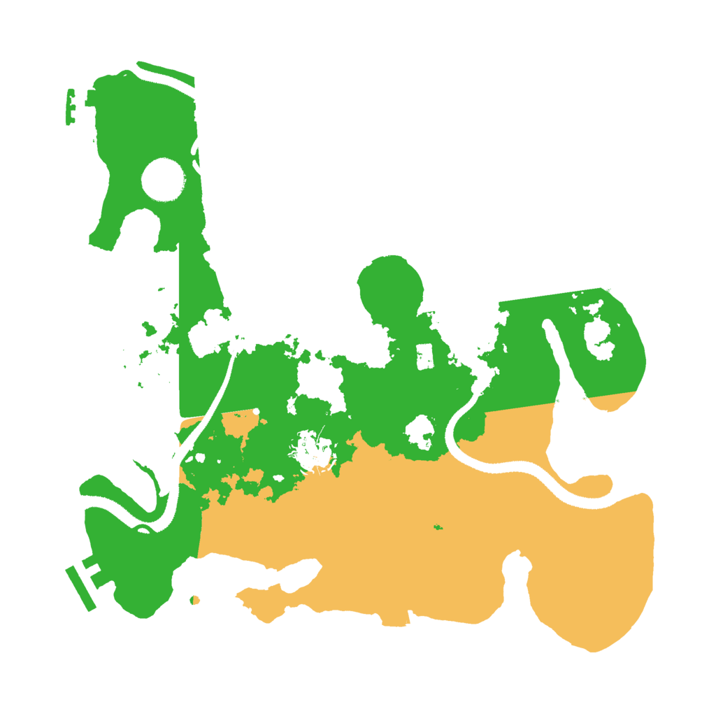 Biome Rust Map: Procedural Map, Size: 3000, Seed: 1617063360