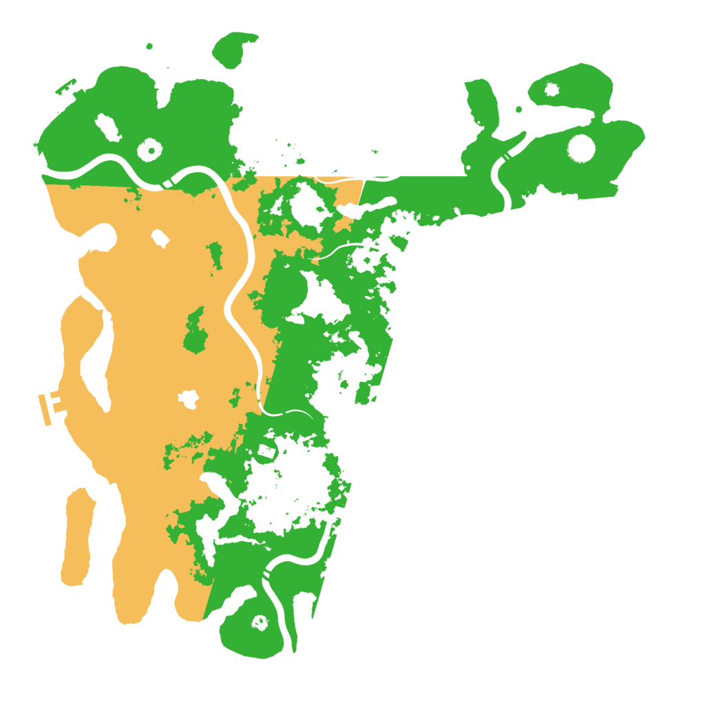 Biome Rust Map: Procedural Map, Size: 4500, Seed: 192958560