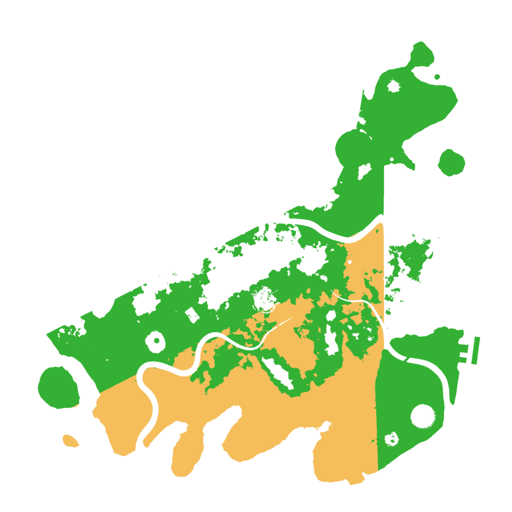 Biome Rust Map: Procedural Map, Size: 3750, Seed: 1338551145