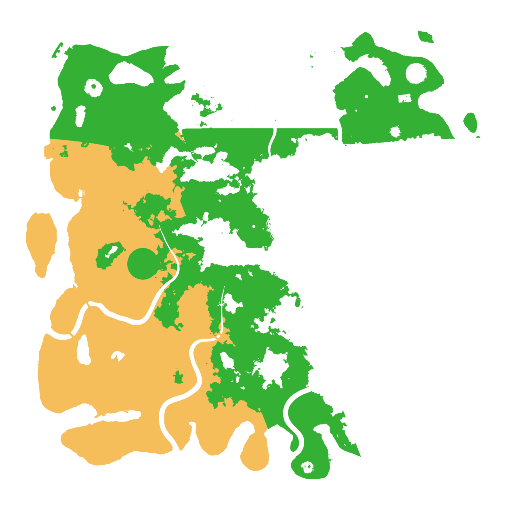 Biome Rust Map: Procedural Map, Size: 4350, Seed: 1686176672