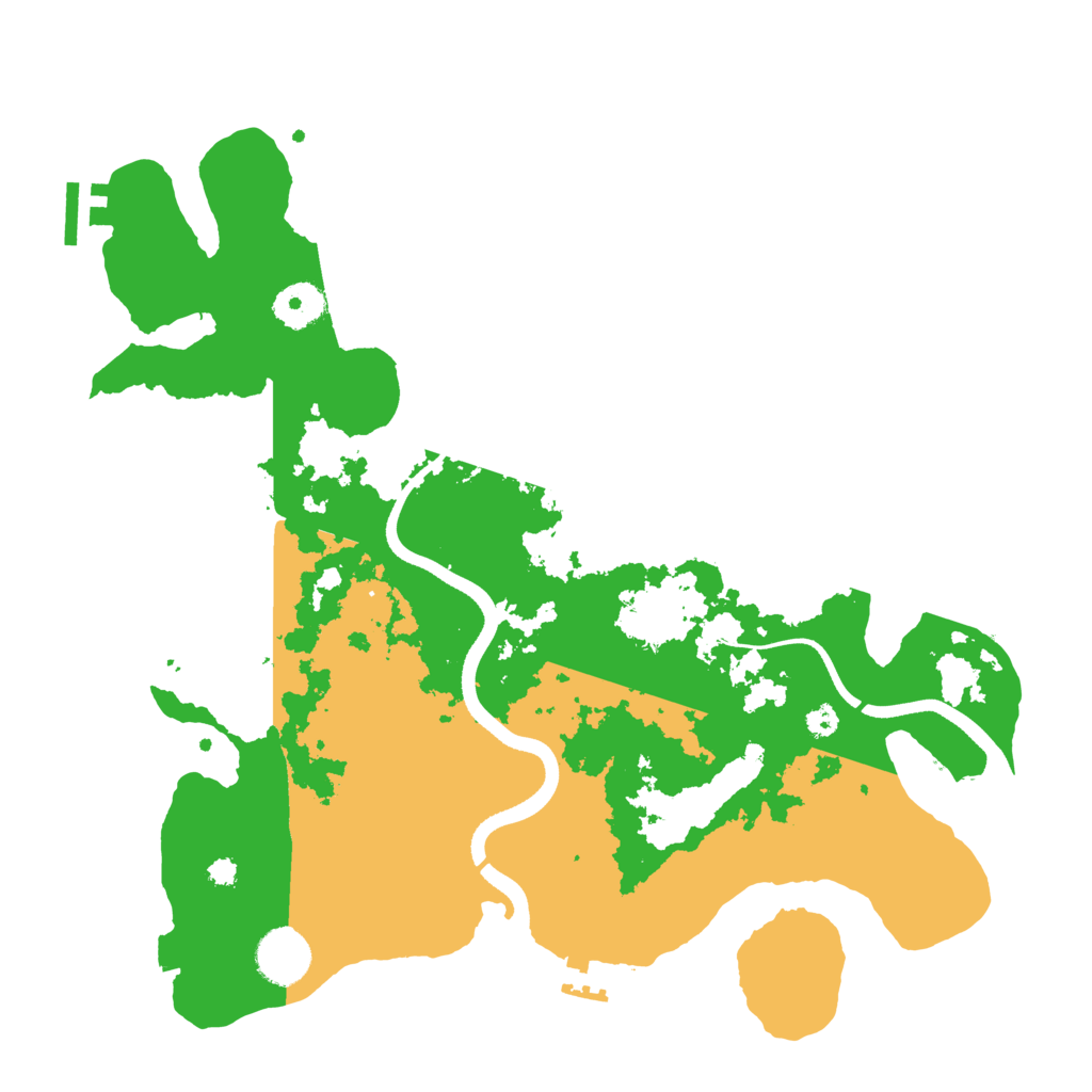 Biome Rust Map: Procedural Map, Size: 3500, Seed: 902068720