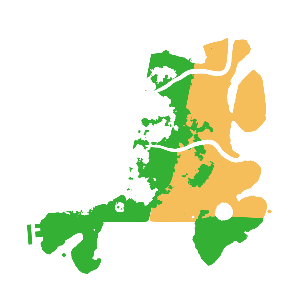 Biome Rust Map: Procedural Map, Size: 3000, Seed: 27771