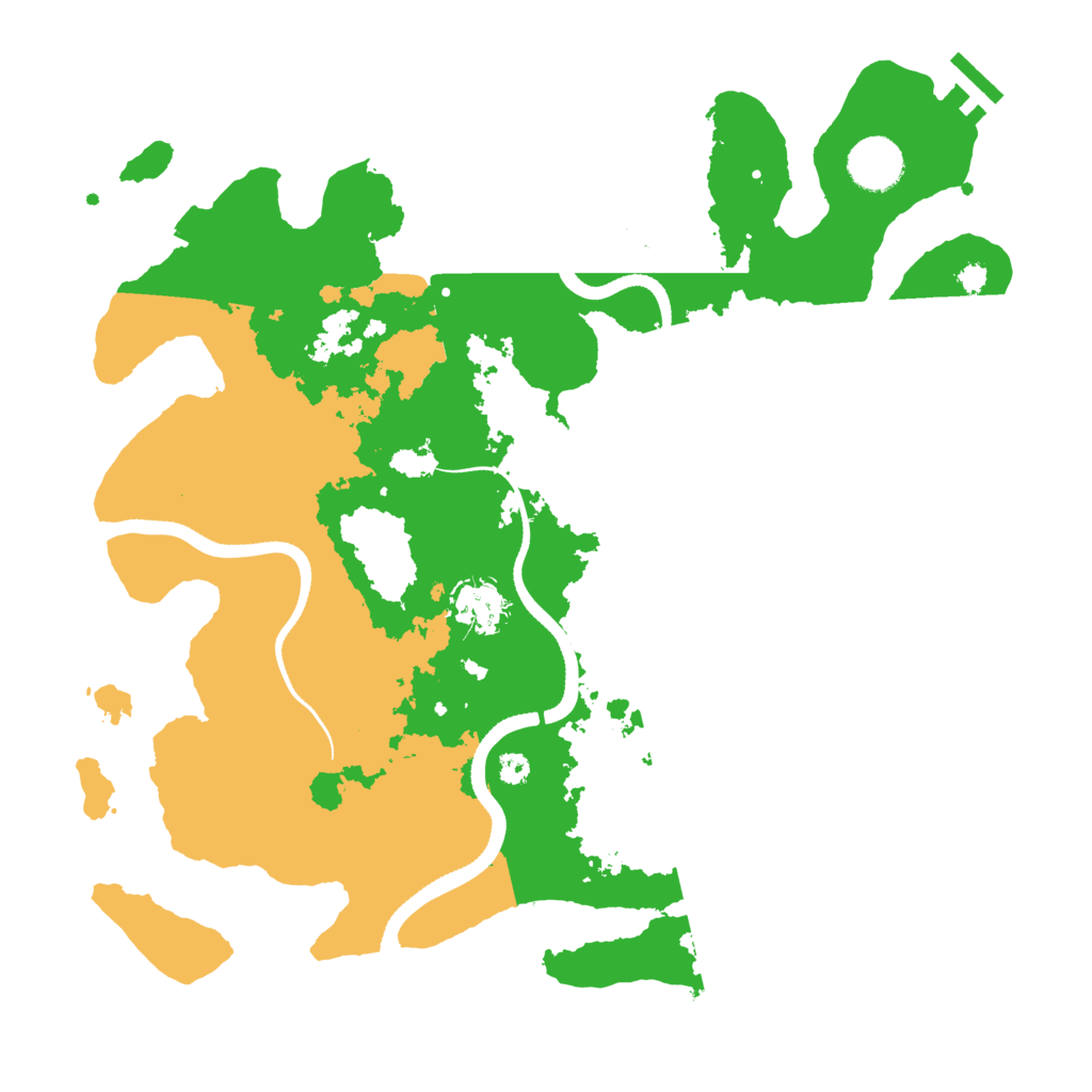 Biome Rust Map: Procedural Map, Size: 3500, Seed: 21472