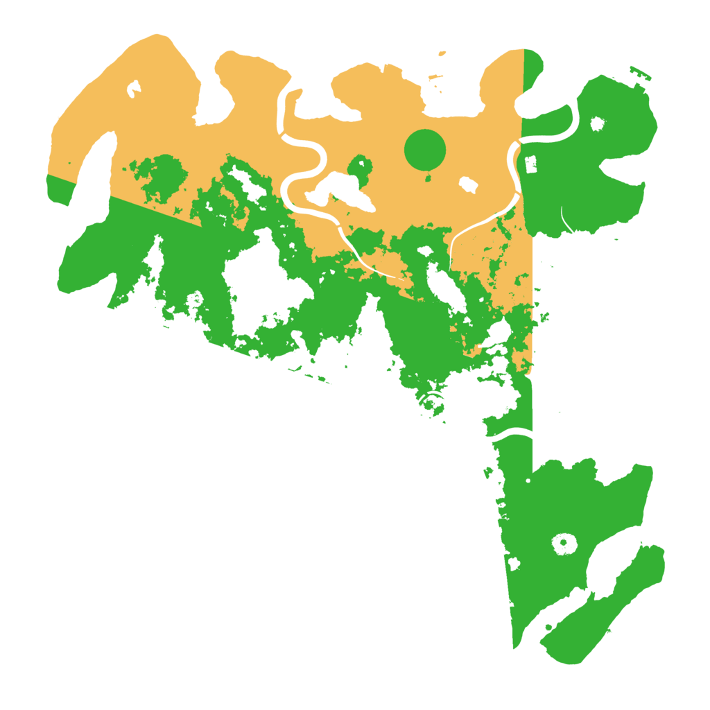 Biome Rust Map: Procedural Map, Size: 4500, Seed: 1803841278