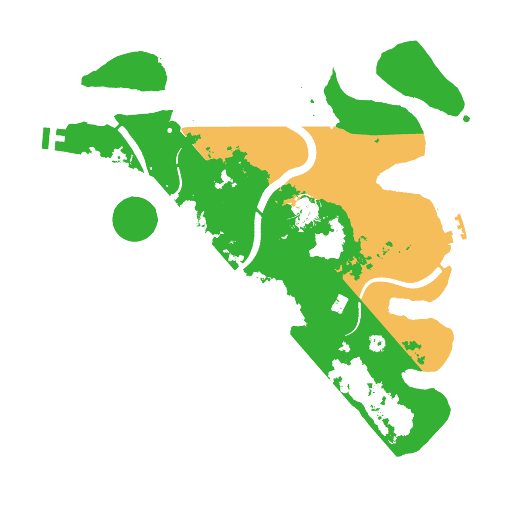 Biome Rust Map: Procedural Map, Size: 3000, Seed: 747854678