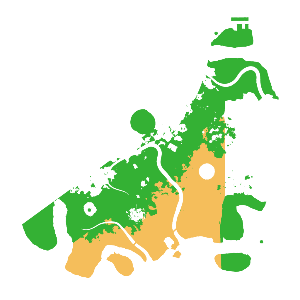 Biome Rust Map: Procedural Map, Size: 3500, Seed: 1950450974