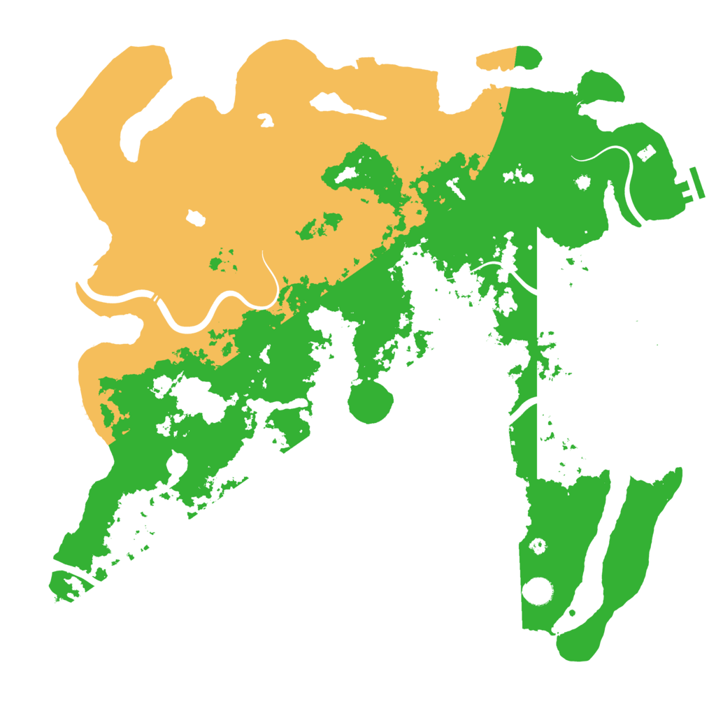 Biome Rust Map: Procedural Map, Size: 4500, Seed: 1186339776