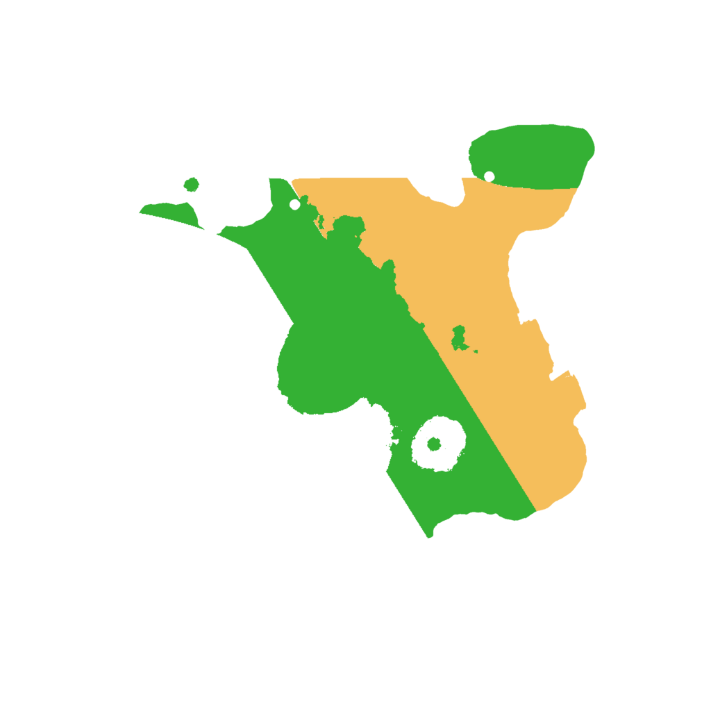 Biome Rust Map: Procedural Map, Size: 2000, Seed: 1185920540