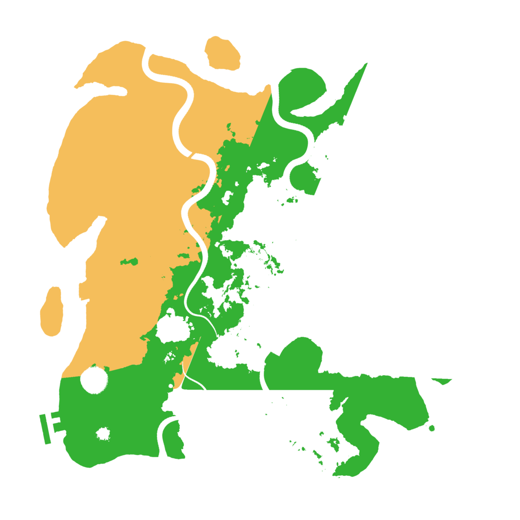 Biome Rust Map: Procedural Map, Size: 3500, Seed: 875294115