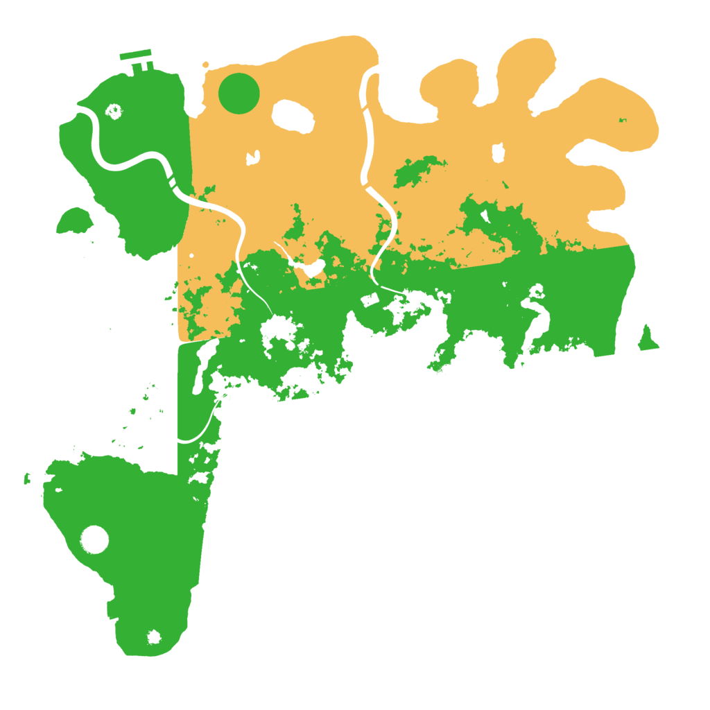 Biome Rust Map: Procedural Map, Size: 4550, Seed: 50000