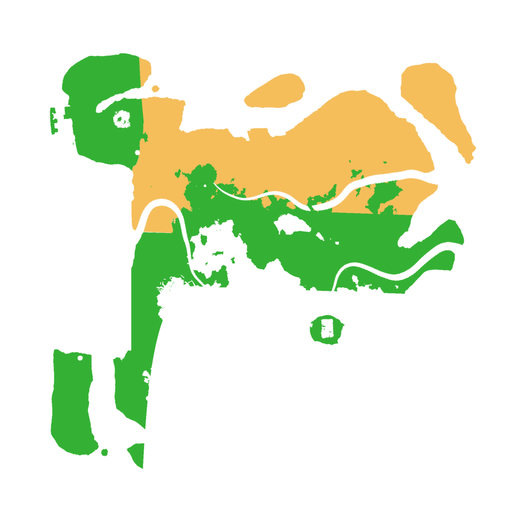 Biome Rust Map: Procedural Map, Size: 3000, Seed: 686978662