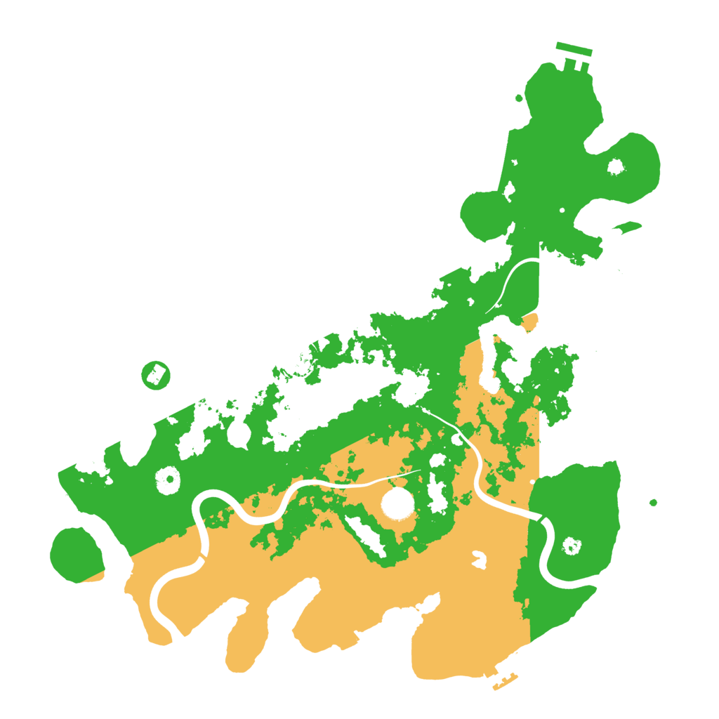 Biome Rust Map: Procedural Map, Size: 4000, Seed: 1338551145