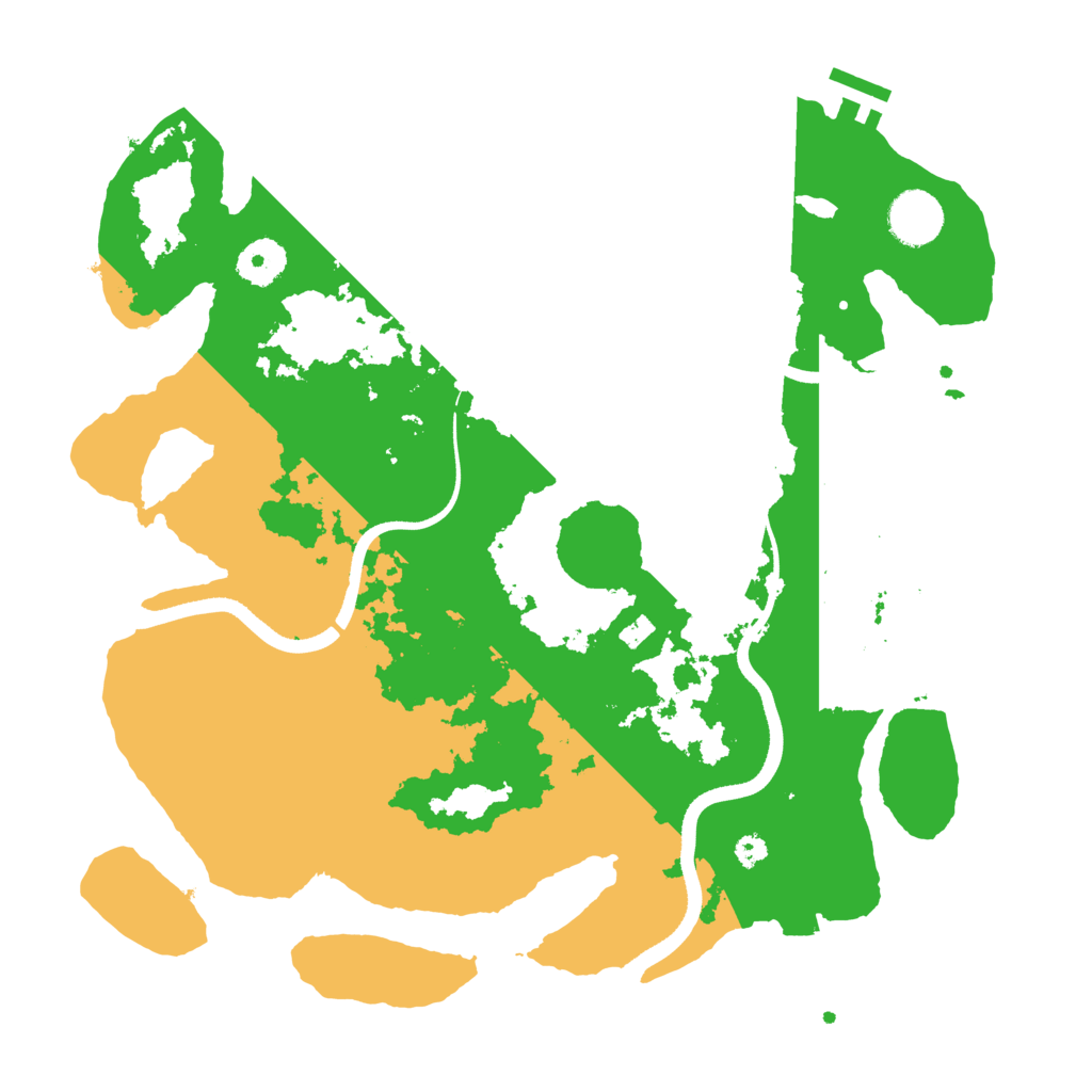 Biome Rust Map: Procedural Map, Size: 3500, Seed: 610216349