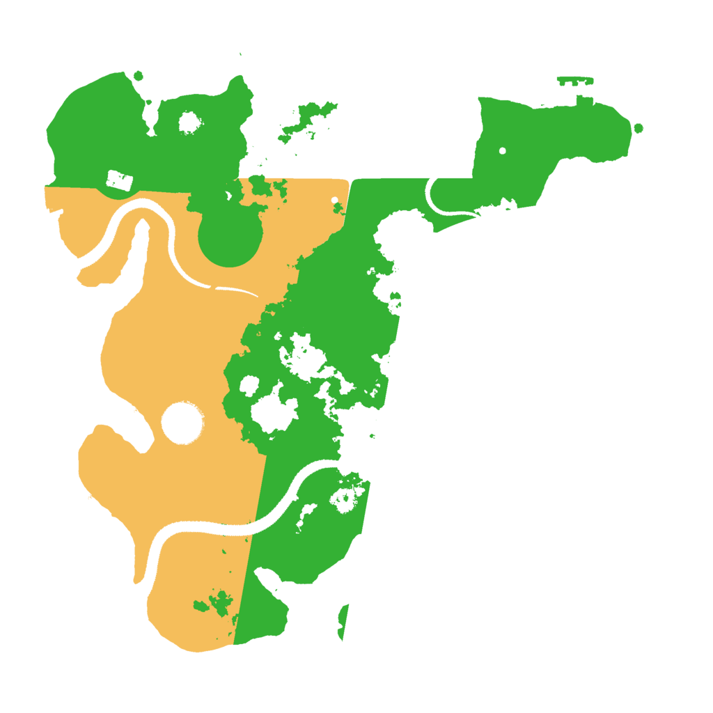 Biome Rust Map: Procedural Map, Size: 3000, Seed: 675747465
