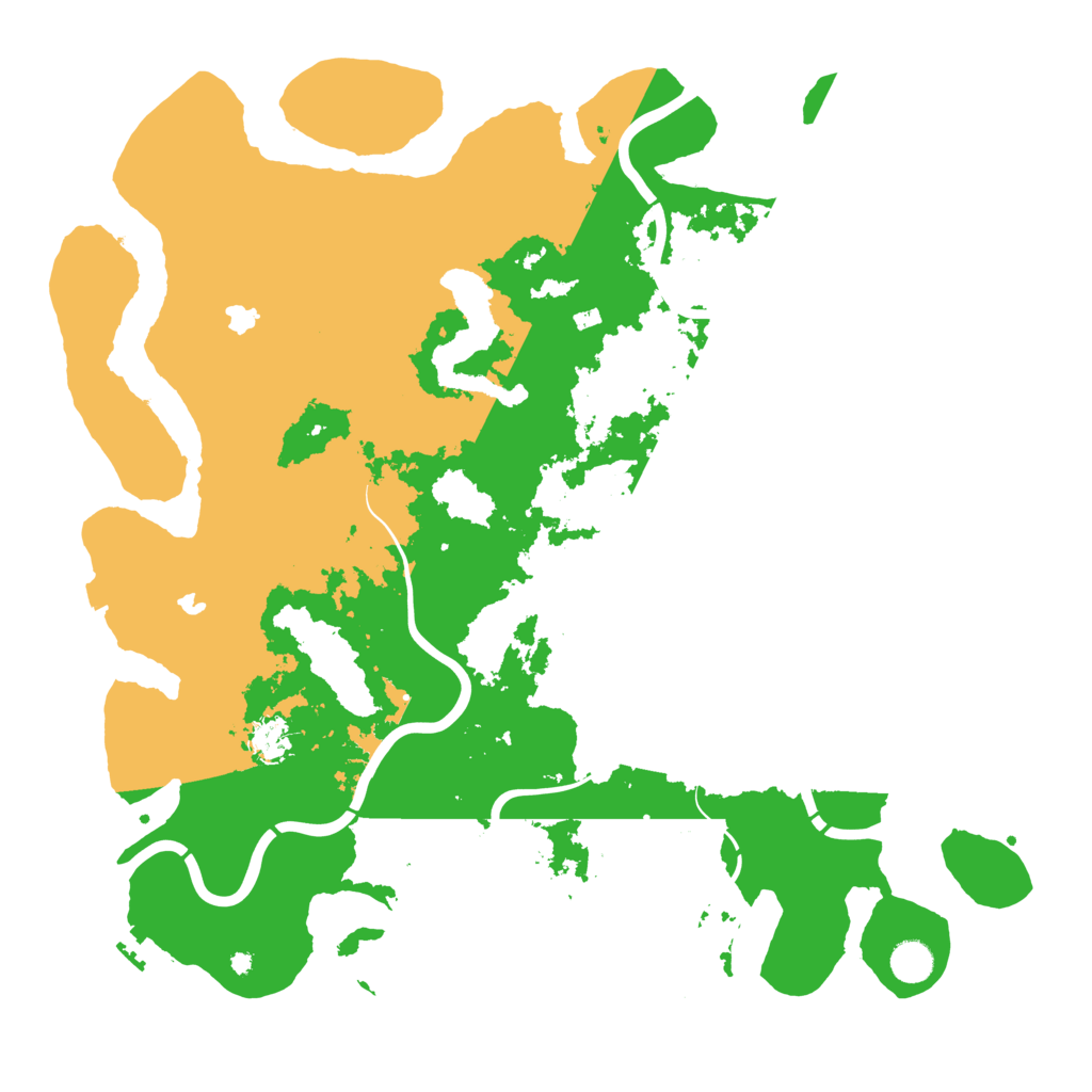 Biome Rust Map: Procedural Map, Size: 4500, Seed: 2081556060