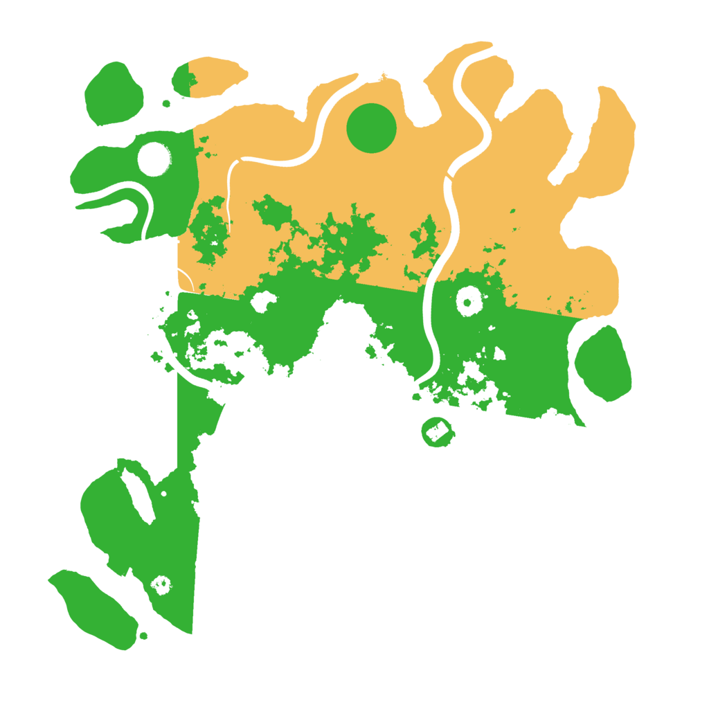 Biome Rust Map: Procedural Map, Size: 3750, Seed: 409570362