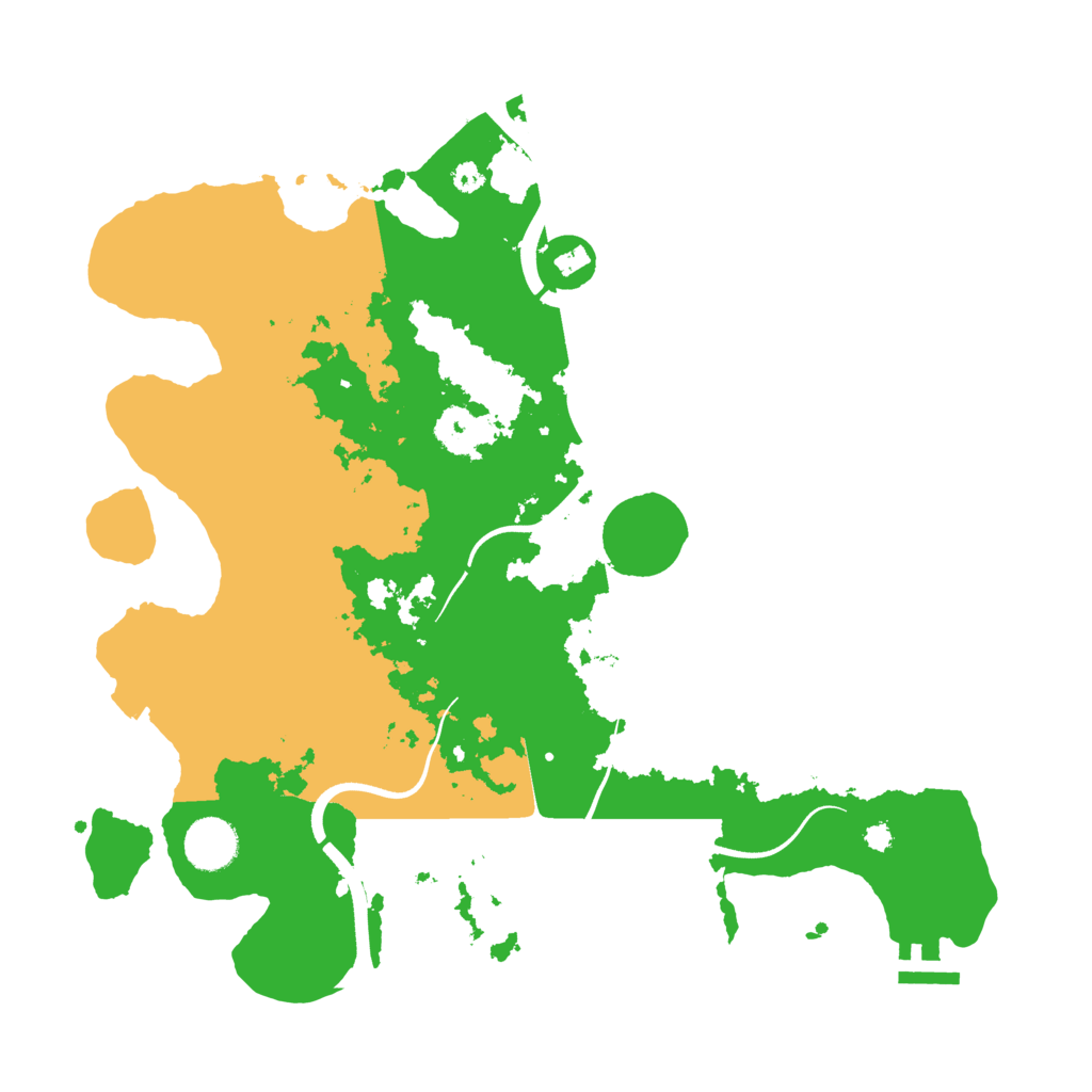 Biome Rust Map: Procedural Map, Size: 3600, Seed: 2026